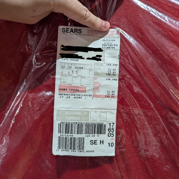 Sears vintage red wool cape - Picture 4 of 4